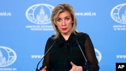 Rusya Dışişleri Bakanlığı Sözcüsü Maria Zaharova, Çarşamba günü gazetecilere yaptığı açıklamada, “Üç garantör ülke Rusya, İran ve Türkiye'nin dışişleri bakanları birbirleriyle yakın temas halinde” dedi. 